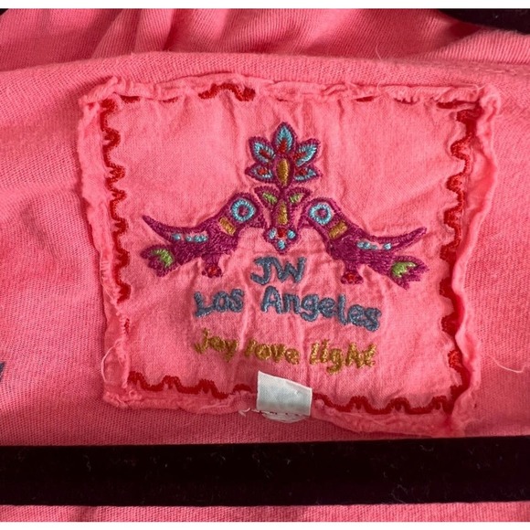 Johnny Was Dress Small Boho Cottage Core Embroidered Bird Floral Flirty … - Picture 7 of 10